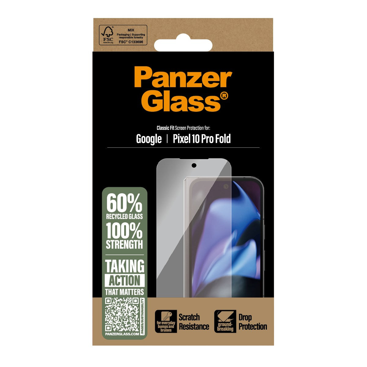 PanzerGlass® Displayschutz Google Pixel 10 Pro Fold | Classic Fit